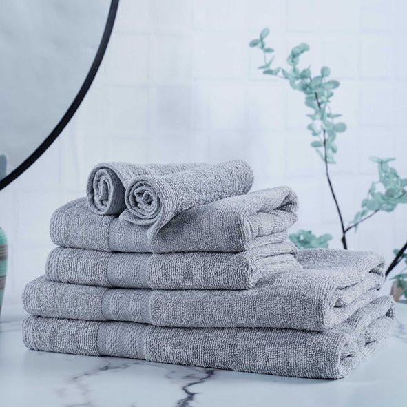 Essential 6 Pieces Towel Set Pan Home Furnishings
